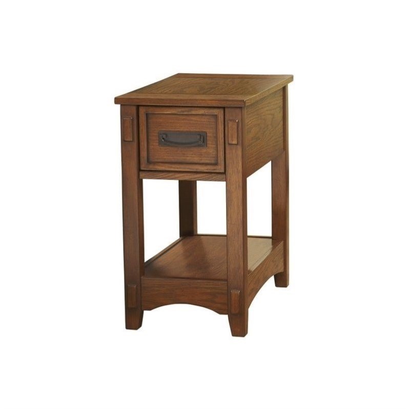 Ashley Furniture Furniture Breegin 1 Drawer End Table in Brown