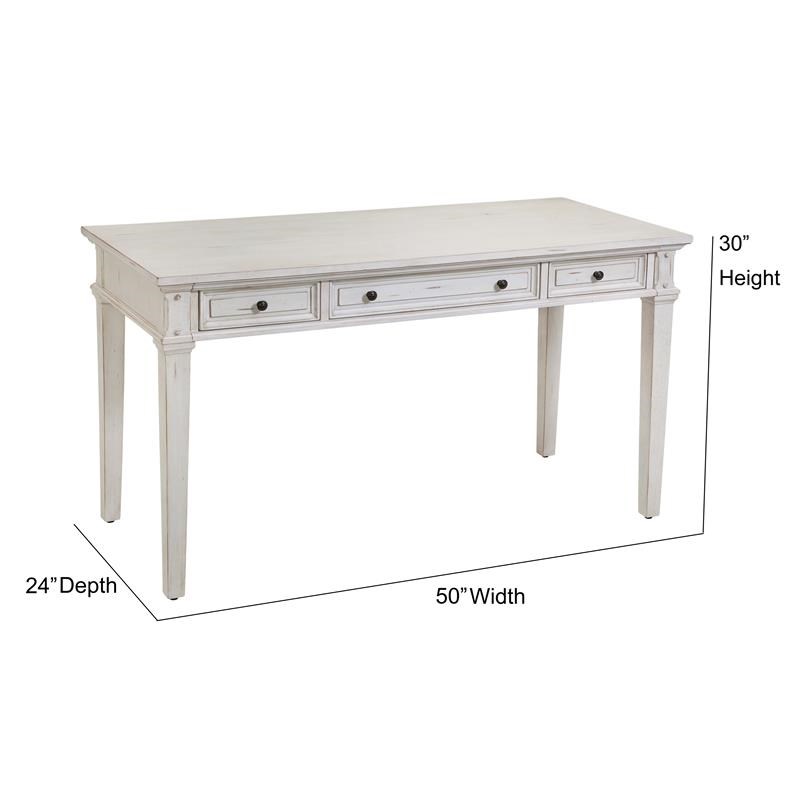 50 inch desk white