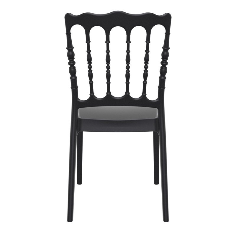 Compamia Napoleon Patio Dining Chair In, Napoleon Dining Chair Black And White
