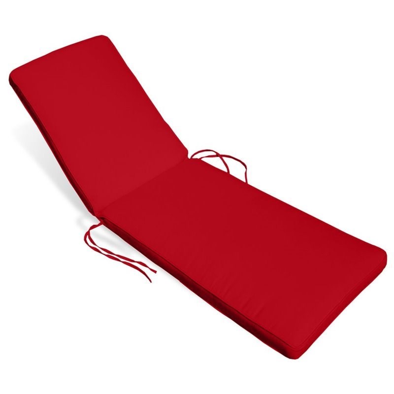 Compamia Miami Wickerlook Lounge Cushion in Logo Red