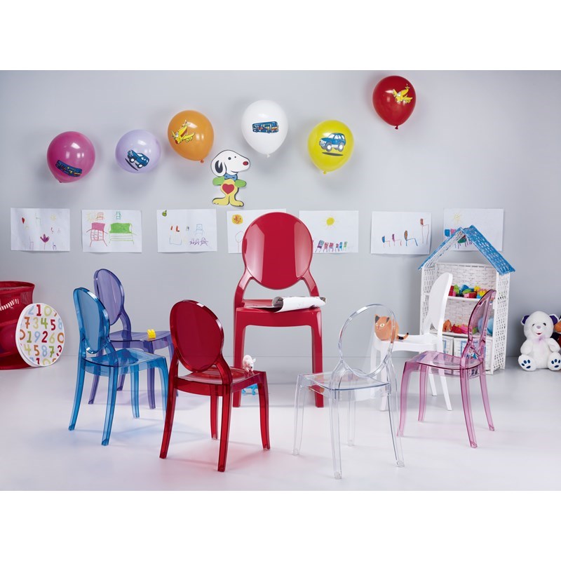 Compamia Siesta Baby Elizabeth Kids Chair in Glossy White