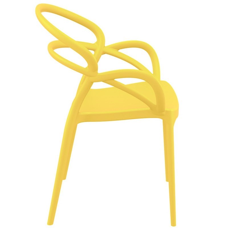 Compamia Mila Dining Arm Chair in Yellow