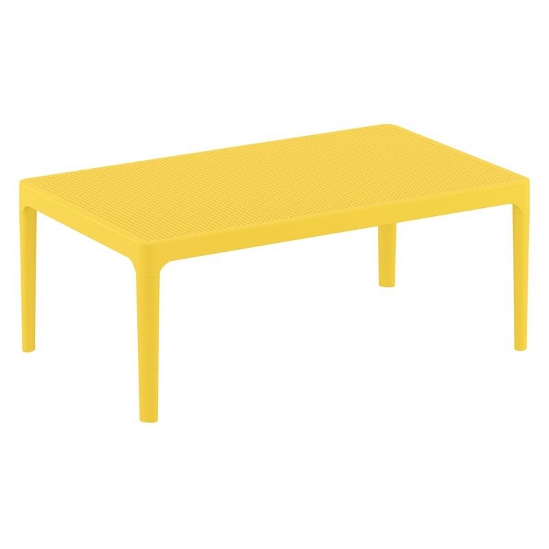 Compamia Sky Patio Coffee Table in Yellow