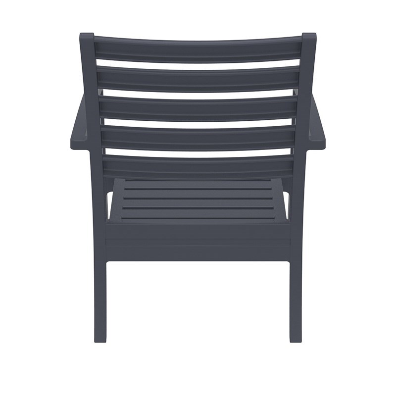 Compamia Artemis XL Club Chair in Dark Gray