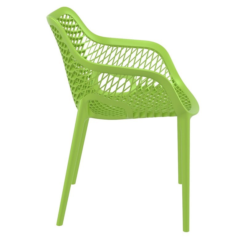 Verder van nu af aan rechtbank Compamia Air XL Outdoor Patio Dining Arm Chair in Tropical Green |  Homesquare