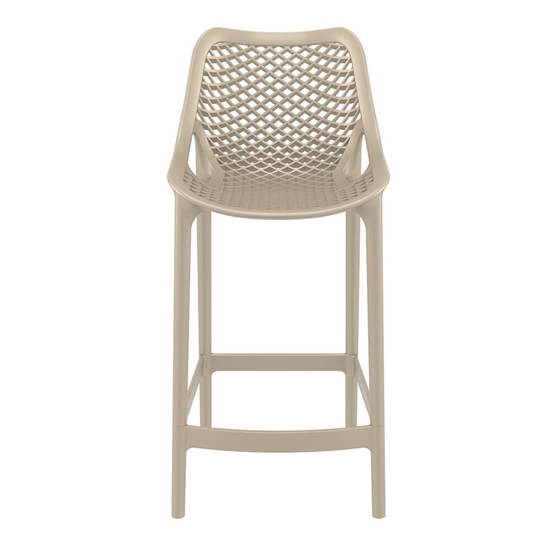 Compamia Air Patio Counter Stool in Taupe