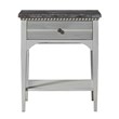 Universal Furniture Sojourn Nightstand in Gray Lake and Blue Stone