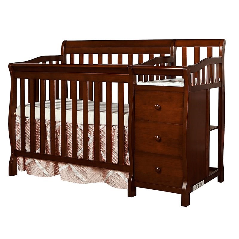 mini crib with drawers underneath