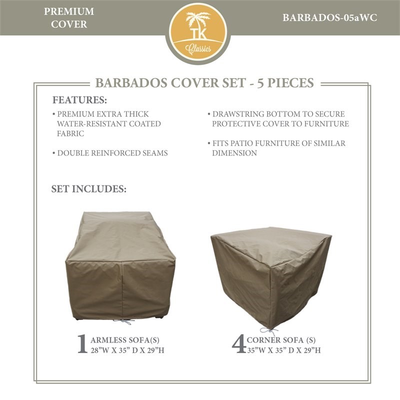 BARBADOS-05a Protective Cover Set