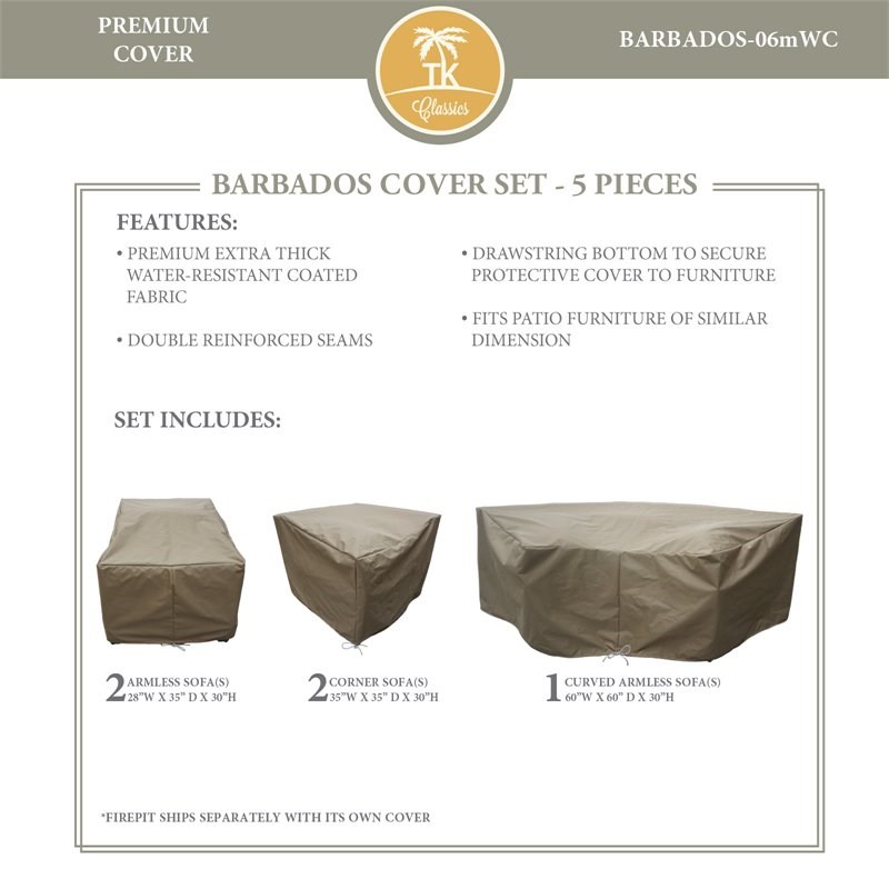 BARBADOS-06m Protective Cover Set