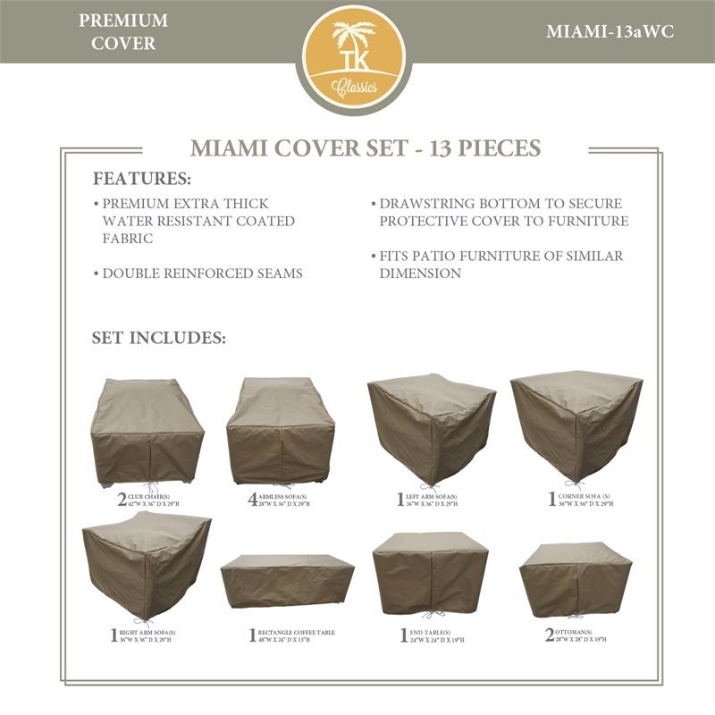 MIAMI-13a Protective Cover Set
