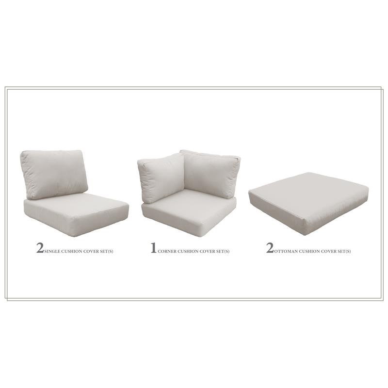 High Back Cushion Set for FAIRMONT-06f in Beige