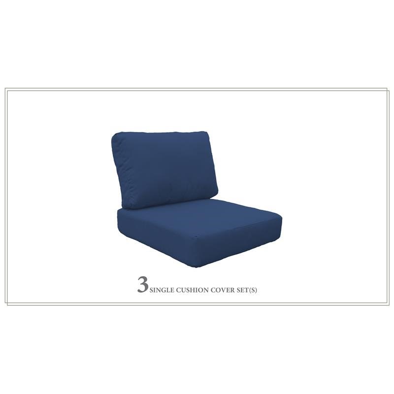 High Back Cushion Set for FAIRMONT-03c in Navy