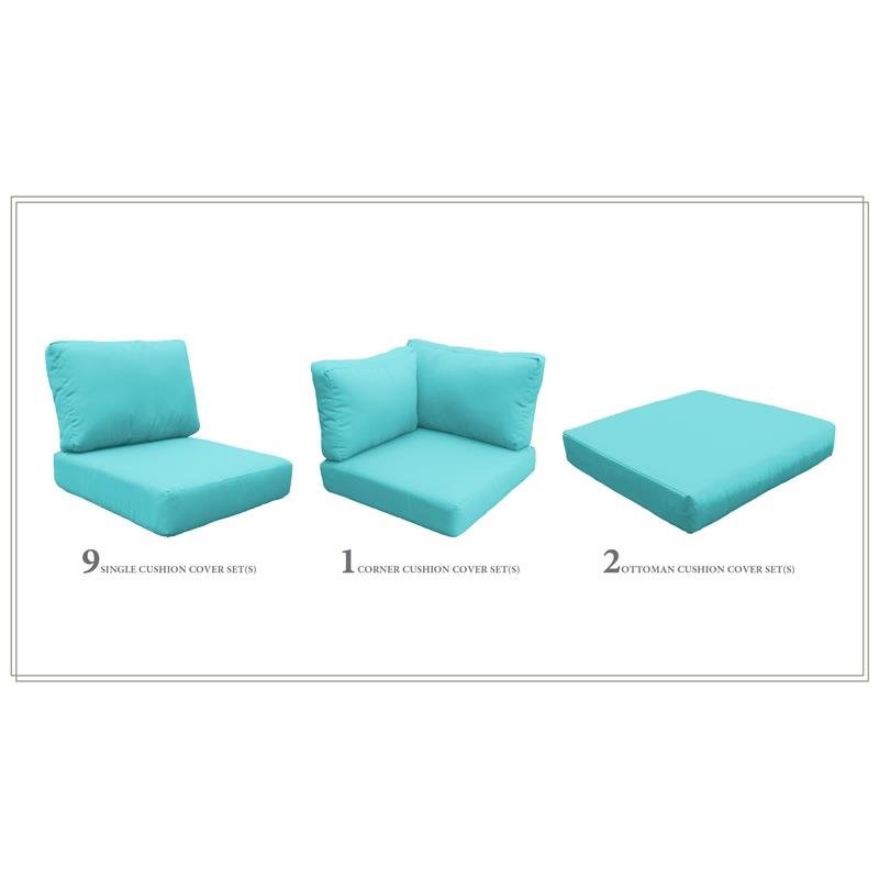 High Back Cushion Set for FAIRMONT-17d in Aruba