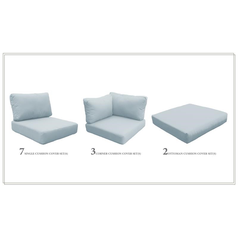 High Back Cushion Set for BARBADOS-17a in Spa