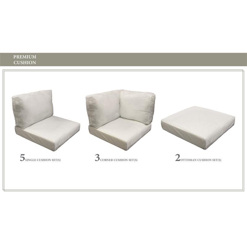 High Back Cushion Set for BARBADOS-12c
