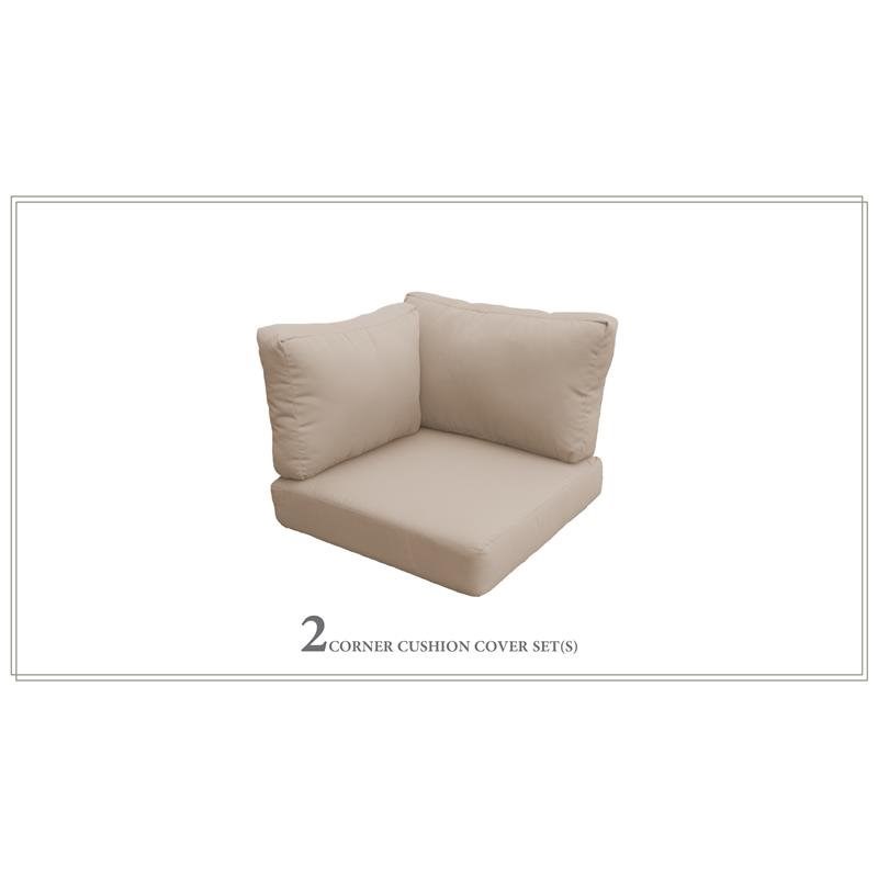 TK Classics High Back Cushion Set in Wheat for FLORENCE-02a