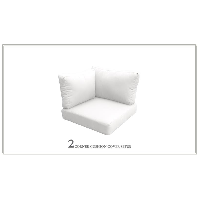 TK Classics High Back Cushion Set in Sail White for FLORENCE-02a