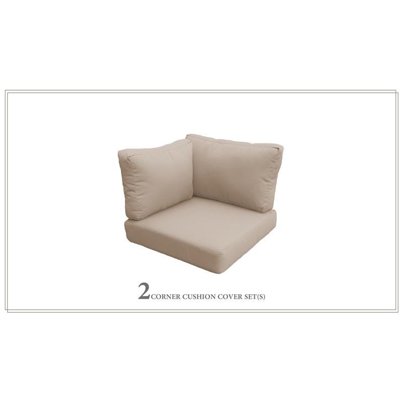 High Back Cushion Set for FLORENCE-03b in Wheat