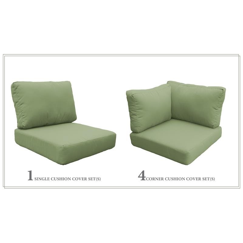 High Back Cushion Set for FLORENCE-05a in Cilantro