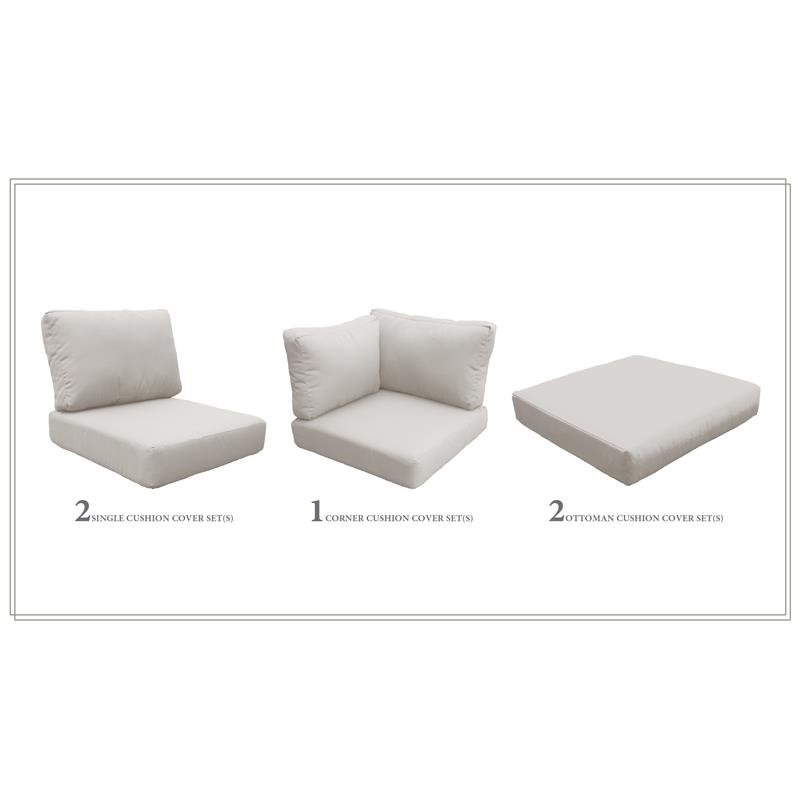 High Back Cushion Set for FLORENCE-06f in Beige
