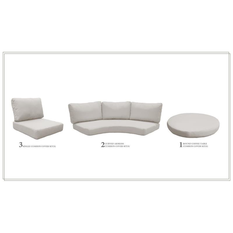 High Back Cushion Set for FLORENCE-08e in Beige