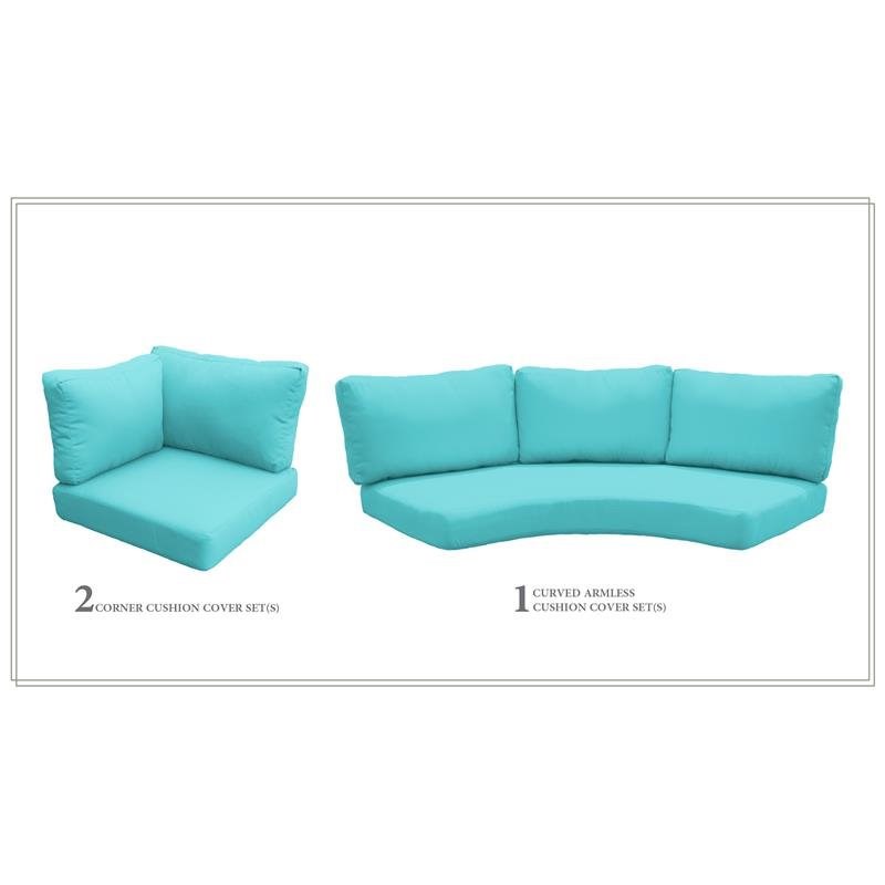 High Back Cushion Set for FLORENCE-04d in Aruba