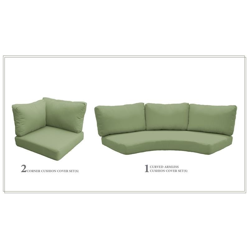 High Back Cushion Set for FLORENCE-04e in Cilantro