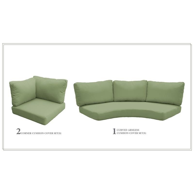 High Back Cushion Set for FLORENCE-04h in Cilantro