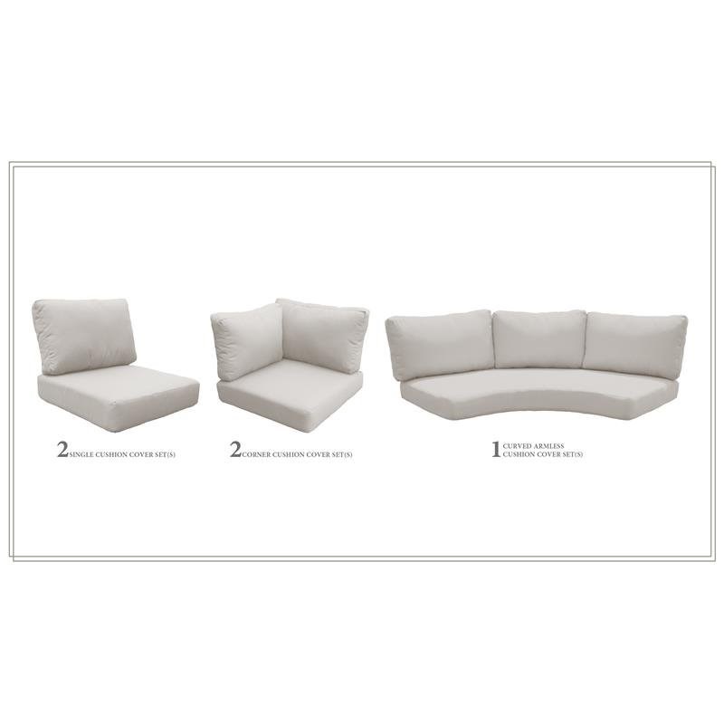 High Back Cushion Set for FLORENCE-06k in Beige