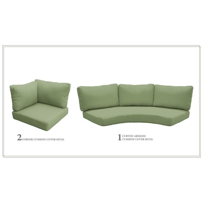 High Back Cushion Set for LAGUNA-04d in Cilantro
