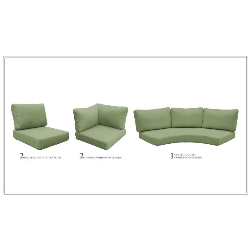 High Back Cushion Set for LAGUNA-06e in Cilantro