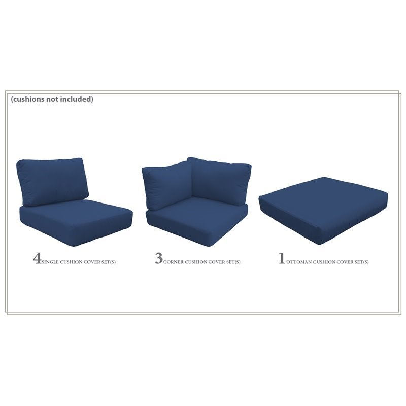 TK Classics Cover Set in Navy for BARBADOS-10b