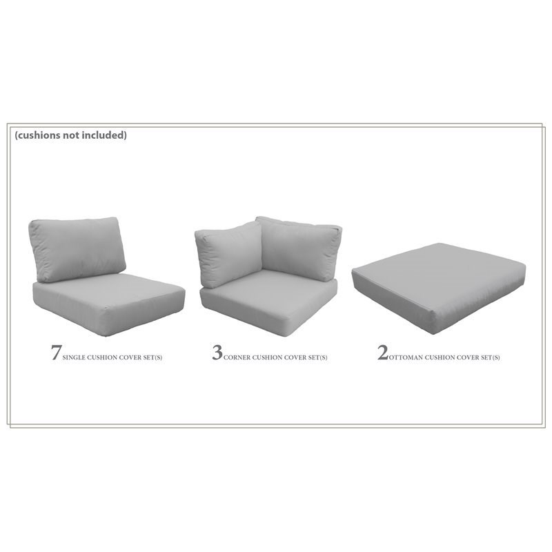TK Classics Cover Set in Grey for FLORENCE-17a