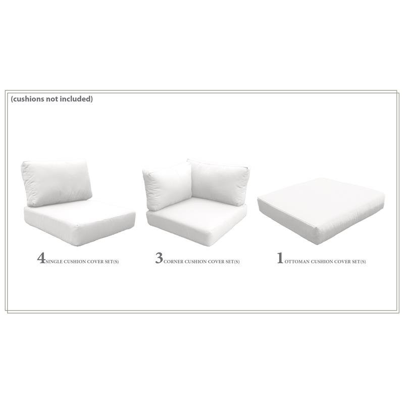TK Classics Cover Set in Sail White for FLORENCE-10b