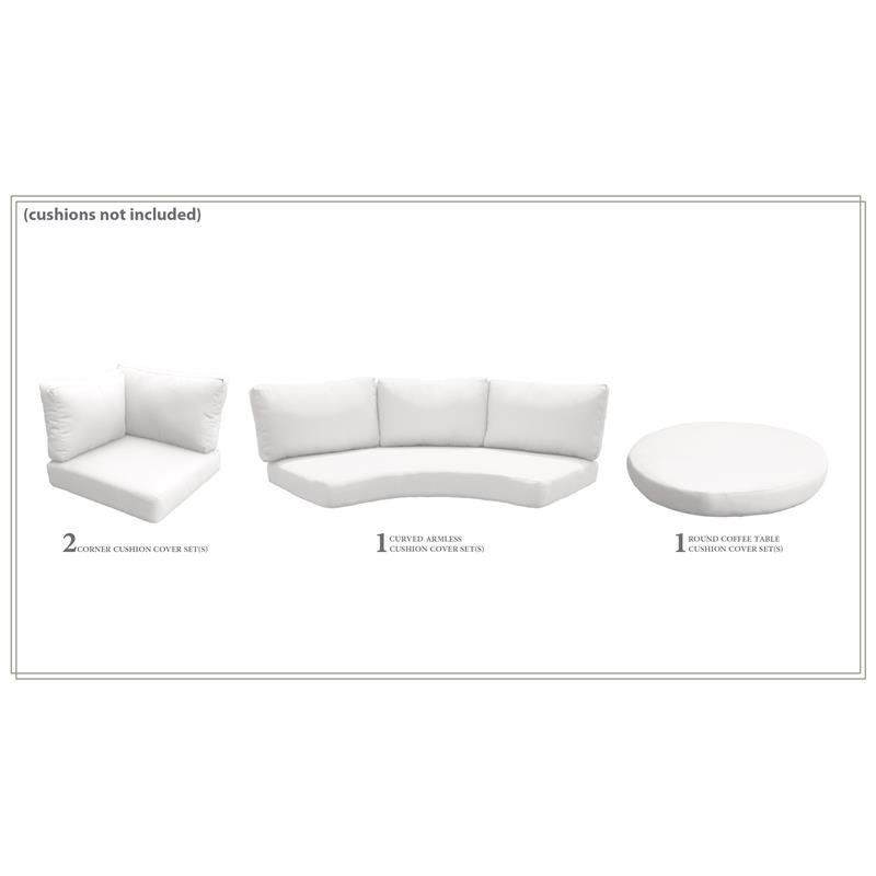 TK Classics High Back Cover Set in Sail White for FLORENCE-04a