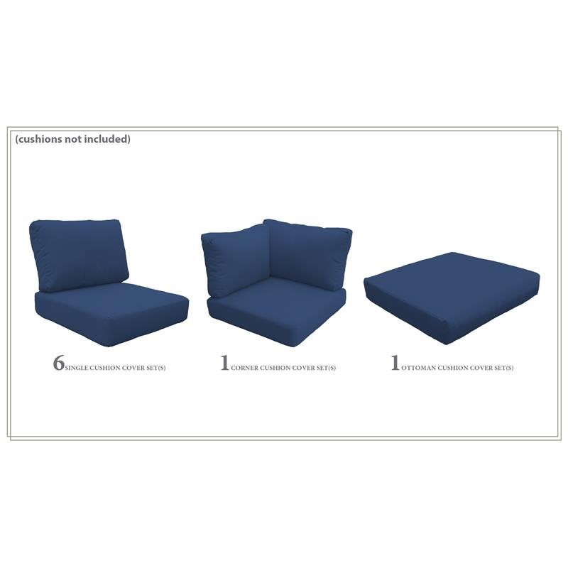 TK Classics High Back Cover Set in Navy for FAIRMONT-10b