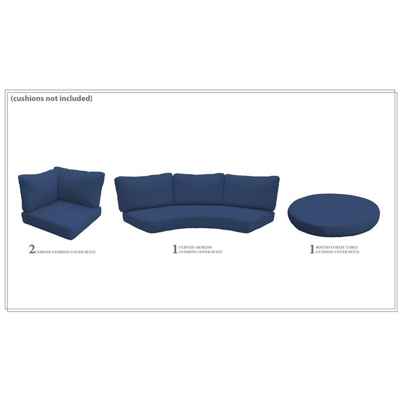 TK Classics High Back Cover Set in Navy for FLORENCE-04a