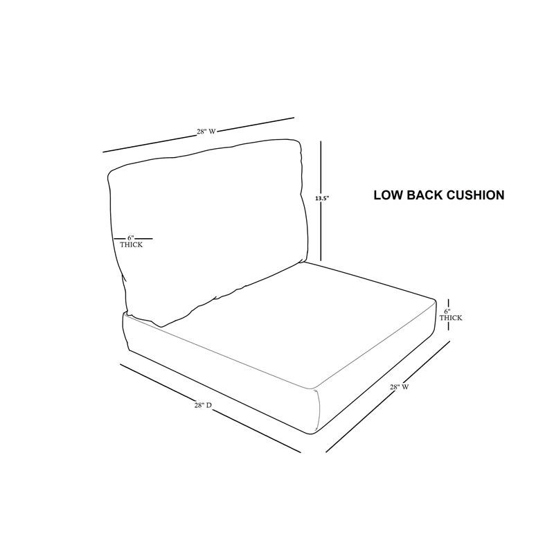 low back chair cushions