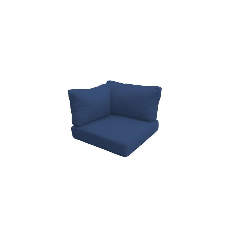 Covers for Low-Back Corner Chair Cushions 6 inches thick in Navy