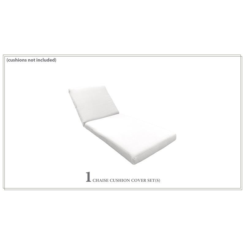 TK Classics Covers for Chaise Cushions 103CK in Sail White