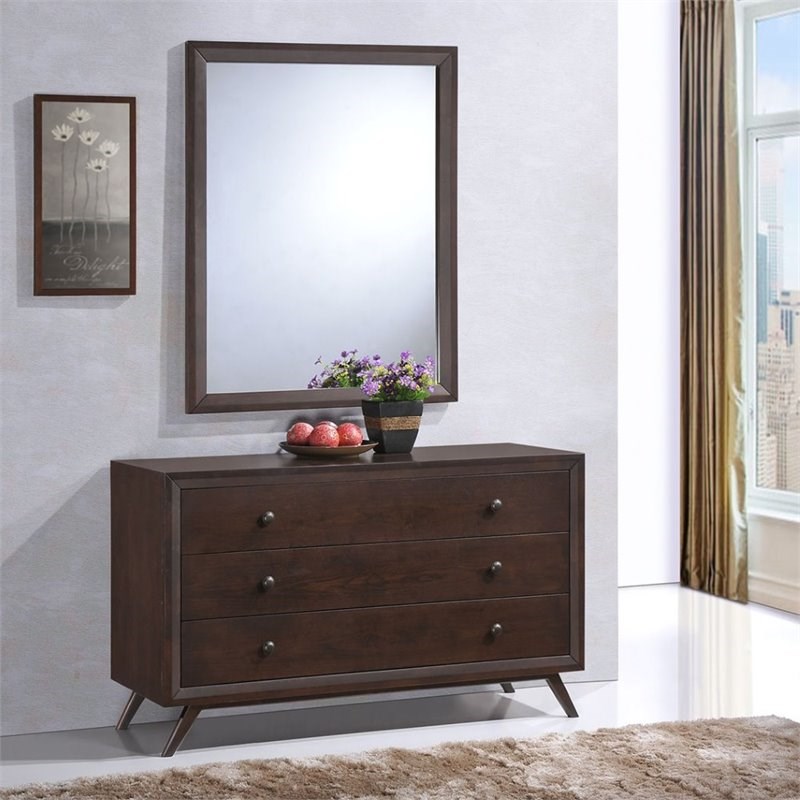 Modway Tracy 4 Piece Queen Bedroom Set in Cappuccino and Brown