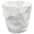 Modway Lava Plastic Trash Can in White