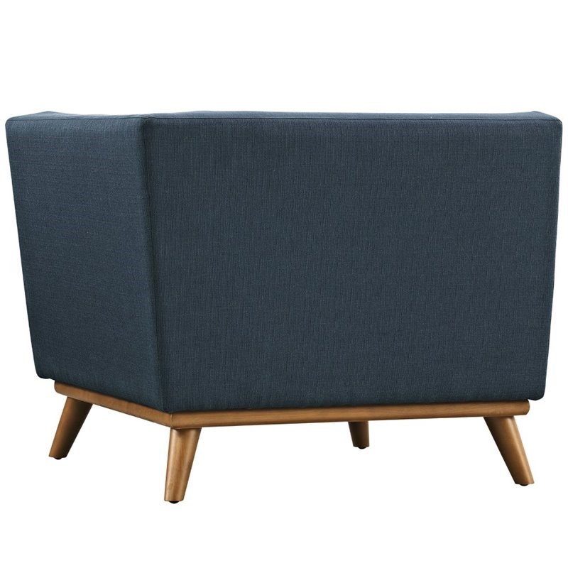 Modway Engage Corner Accent Chair in Azure