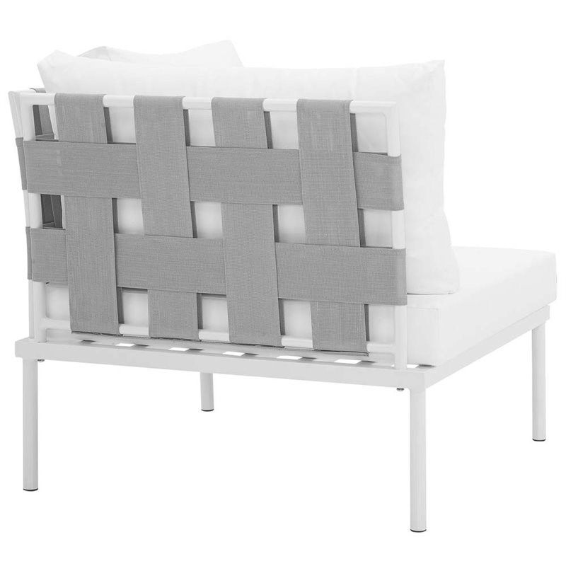Modway Harmony Patio Corner Chair in White