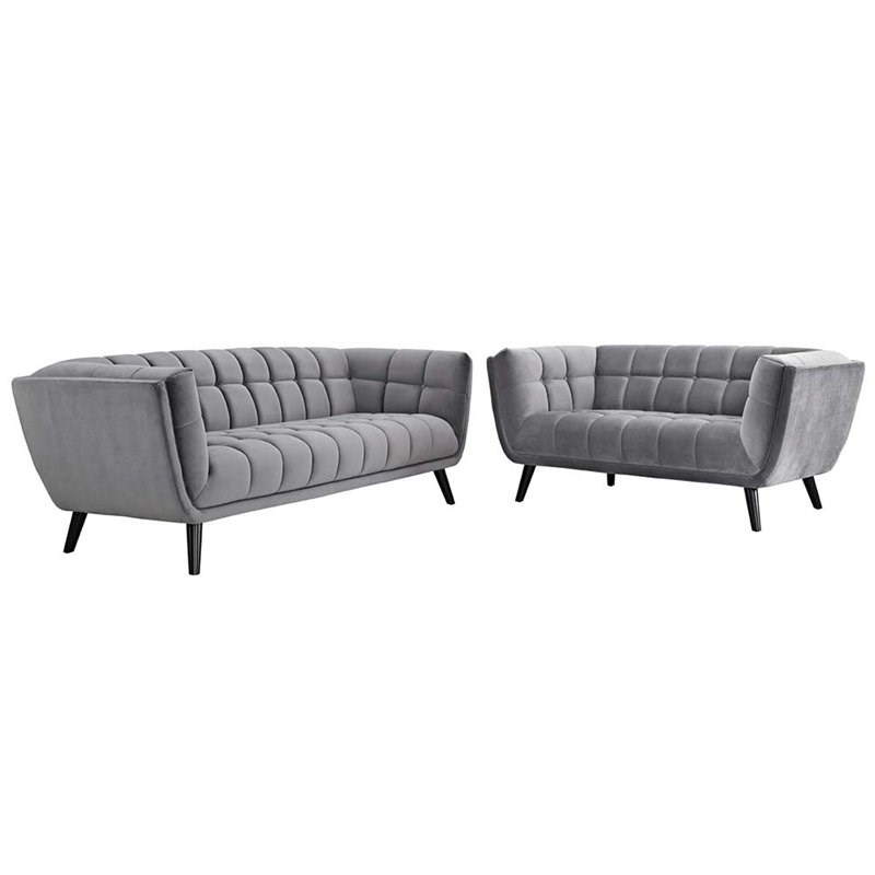 modway bestow velvet sofa