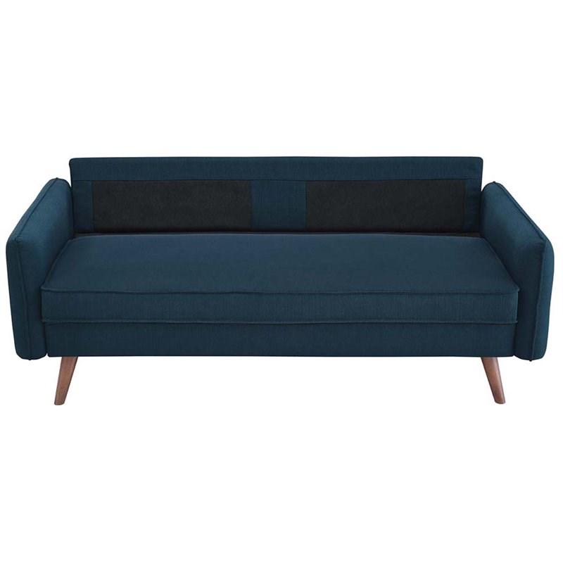 Modway Revive Contemporary Modern Sofa in Azure