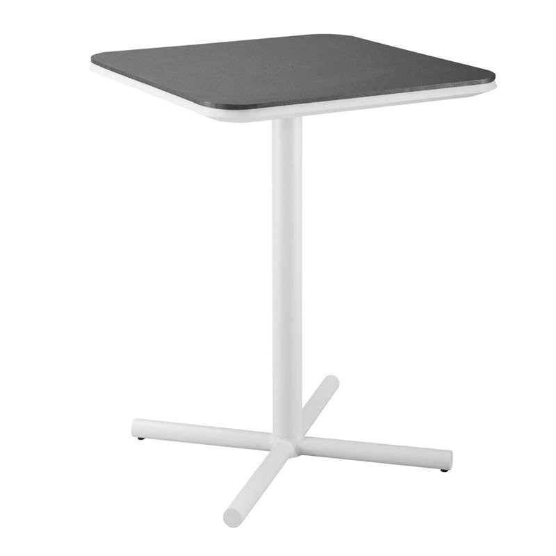Modway Raleigh Aluminum Outdoor Pub Table in White