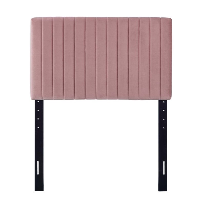 Modway Keira Velvet Twin Headboard in Dusty Rose Homesquare