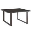Modway Fortuna Outdoor End Table in Brown